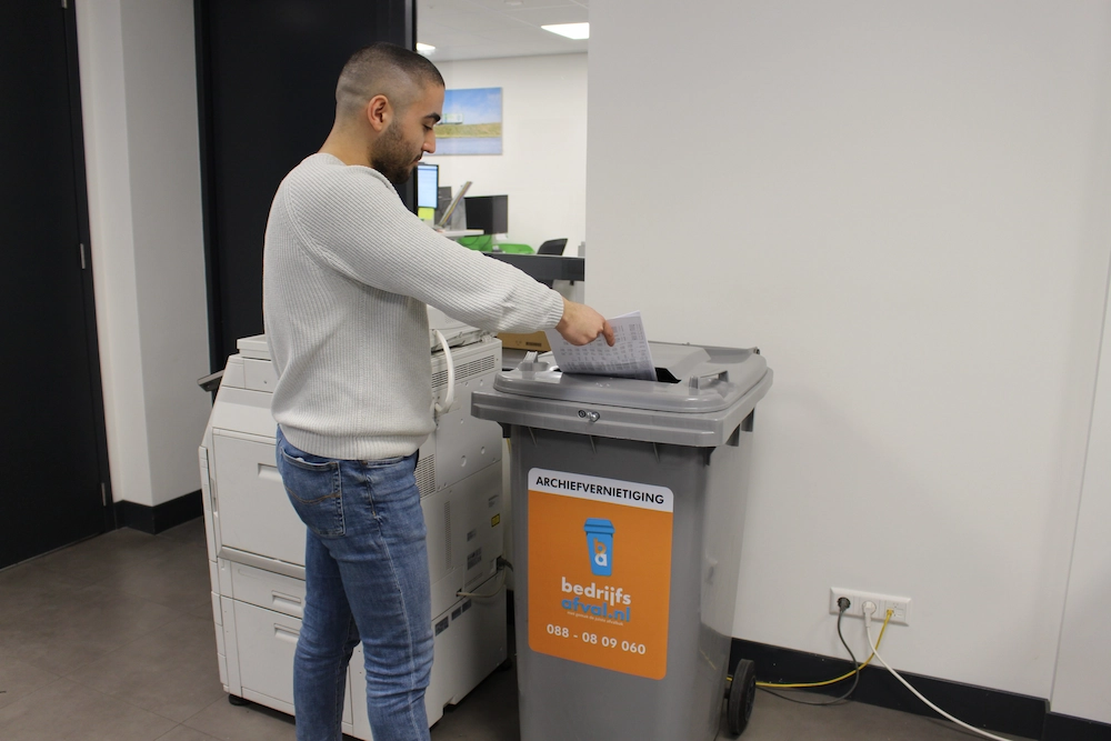 Archief-vernietiging afbeelding