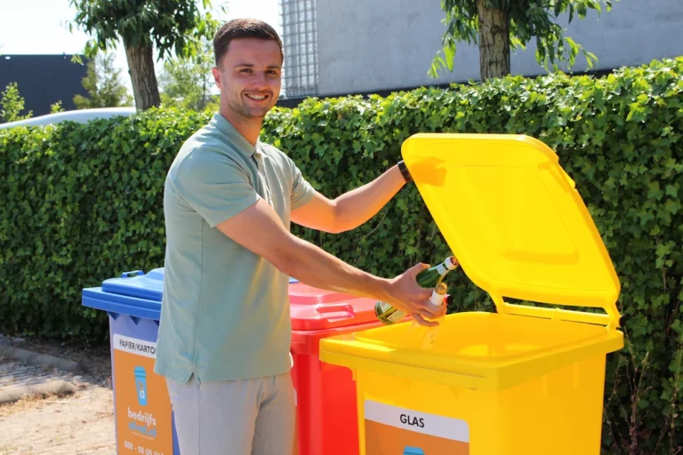 glascontainer voor glasafval