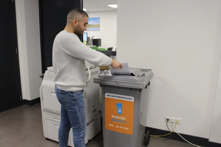 Vertrouwelijke papiervernietiging