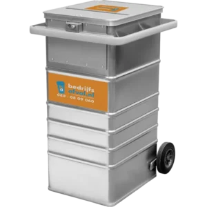 Productfoto Archiefvernietiging container aluminium 240 liter