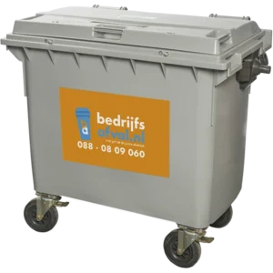 Productfoto Archiefvernietiging container 660 liter