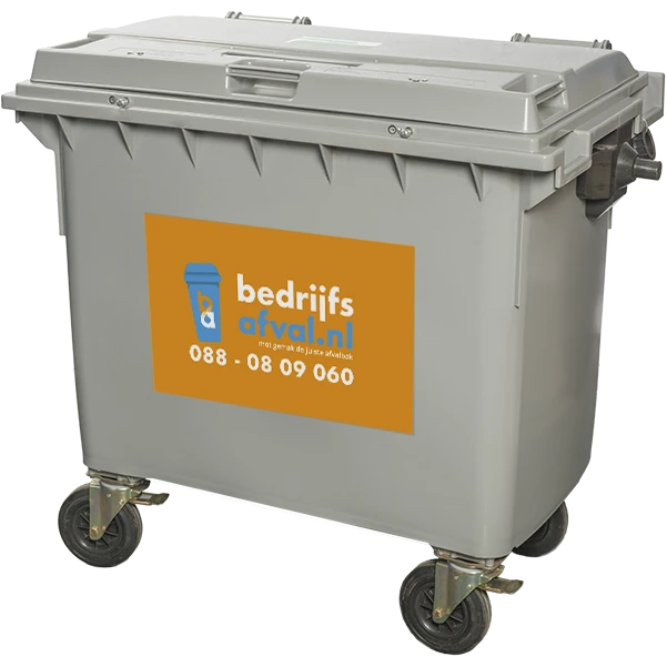 Productfoto Archiefvernietiging container 660 liter