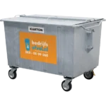 Productfoto van Papiercontainer metaal 1100 liter