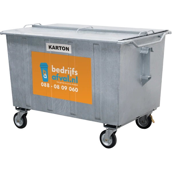 Productfoto van Papiercontainer metaal 1100 liter