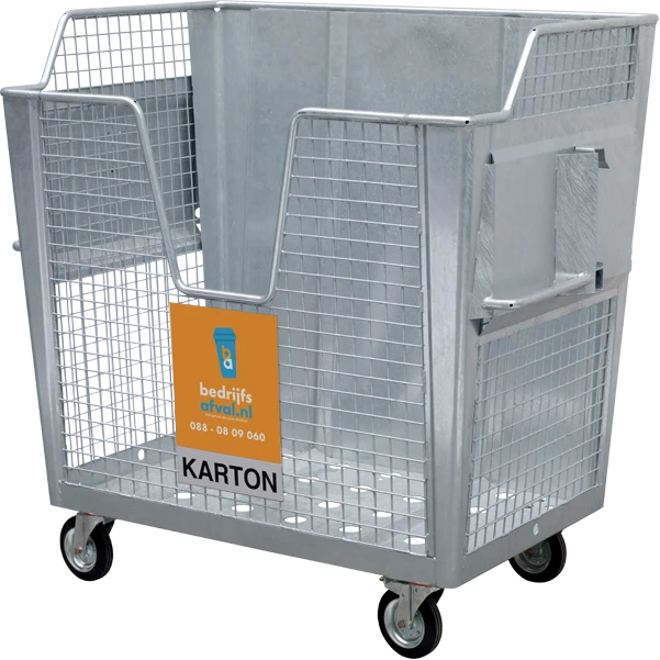 Productfoto van Papiercontainer open 2400 liter