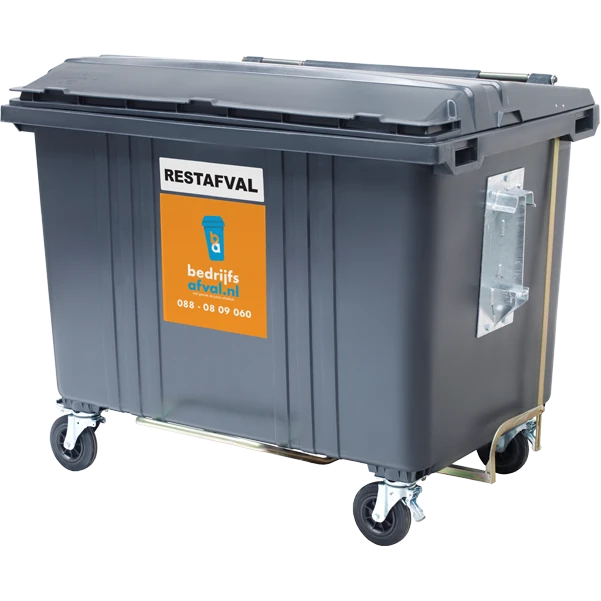 Productfoto restafval container 1700 liter