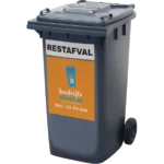 Productfoto restafval container 240 liter