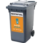 Productfoto restafval container 360 liter